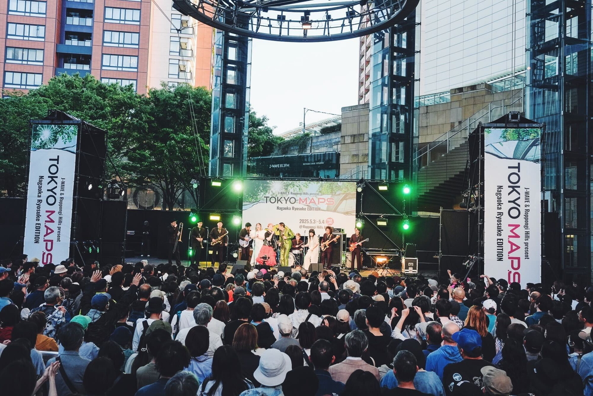 オーサカ=モノレール with Special Guest アヤ・シマヅが六本木ヒルズでライブ! 写真をお届け【TOKYO M.A.P.S Nagaoka Ryosuke EDITION】