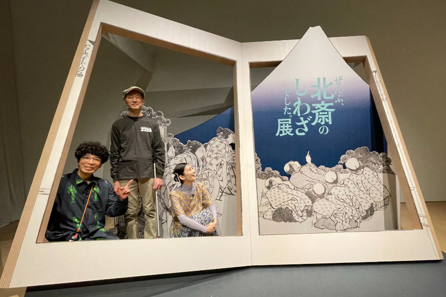 片桐 仁、「全盲の美術鑑賞者」と北斎を観る─“言葉で感じる”新しいアート体験