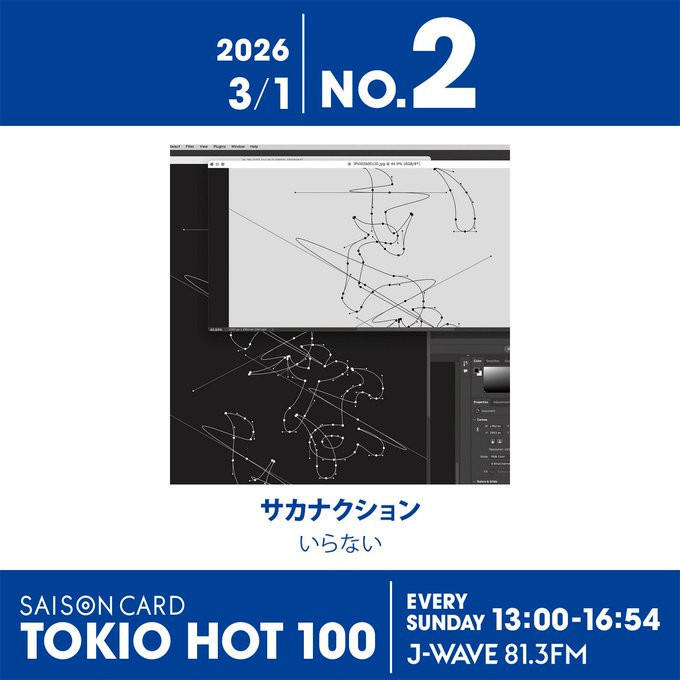 サカナクション『いらない』がトップ目前！ 今週の首位はBruno Marsが約1カ月ぶりに返り咲き【最新チャート】