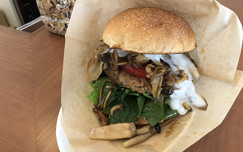 肉や玉子ナシなのに コッテリ感のあるハンバーガー 武蔵小杉の専門店 J Wave News