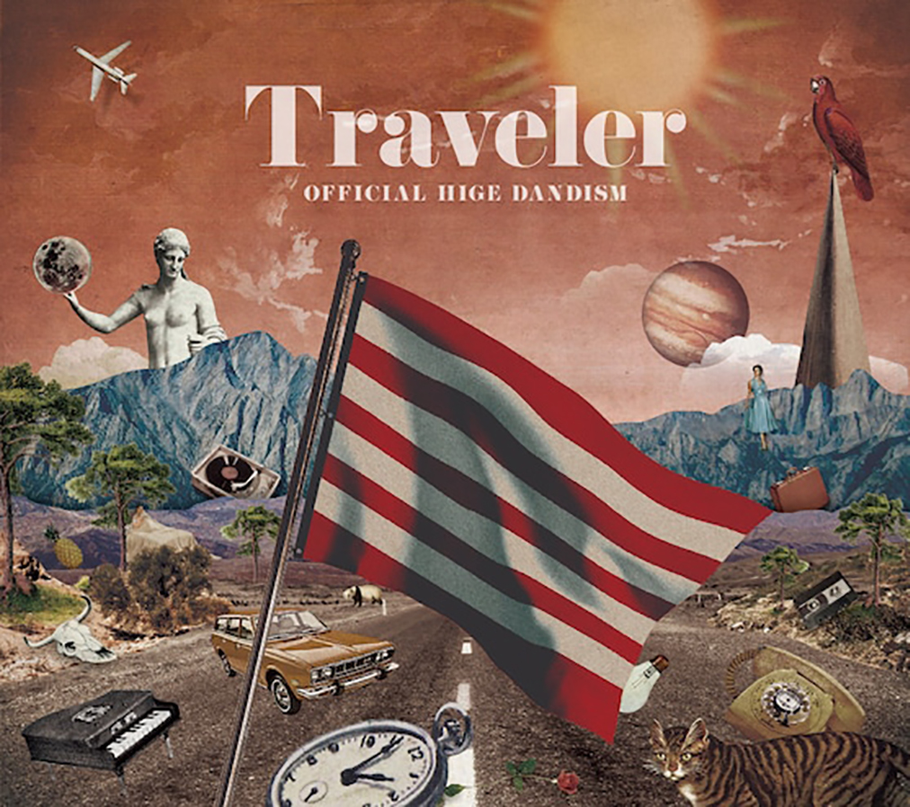 Official髭男dism『Traveler』ジャケットを手がけたM!DOR!、コラージュ