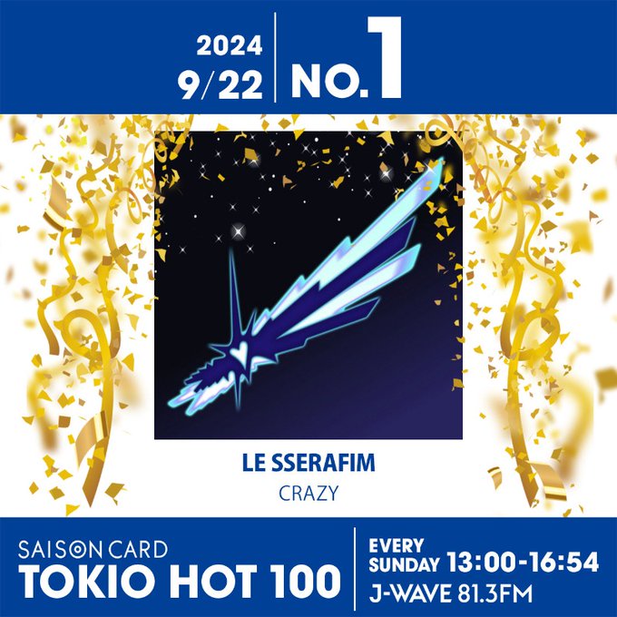 LE SSERAFIMが初の首位を獲得！ ラップも話題の『CRAZY』は