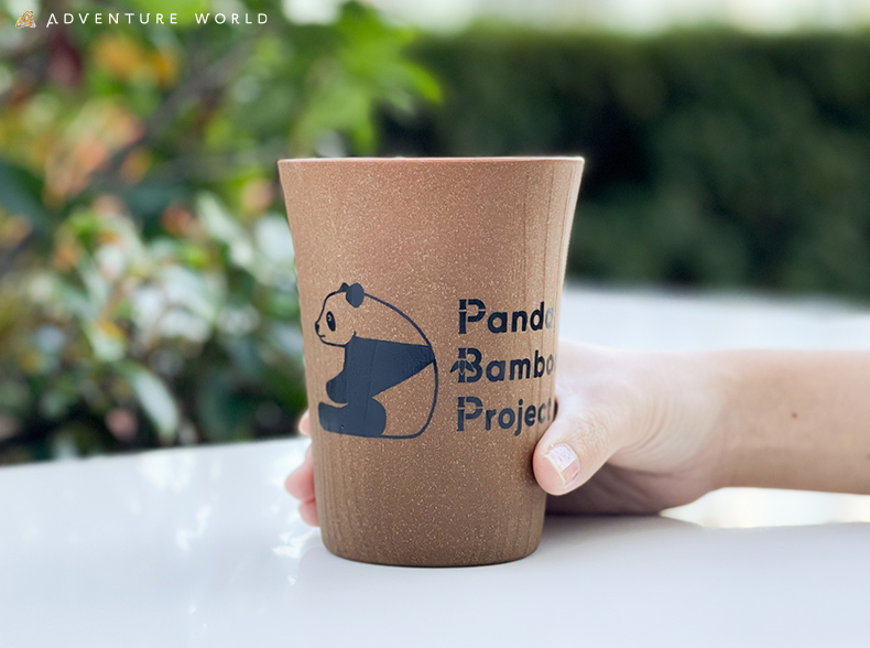 パンダが食べ残した竹がタンブラーに！ 「デカボ」テーマのマルシェ